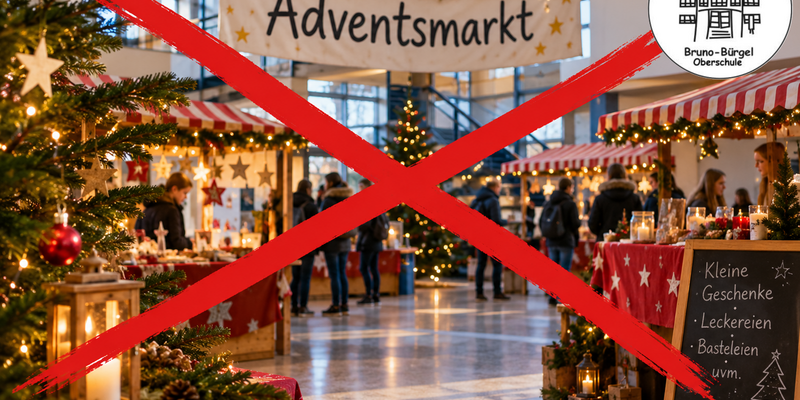 News Titelbild - Unser Adventsmarkt muss in diesem Jahr leider pausieren!